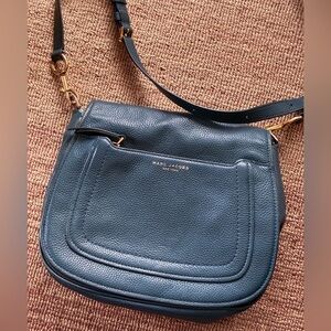 Marc Jacobs Teal Pebbled Leather Empire City Crossbody